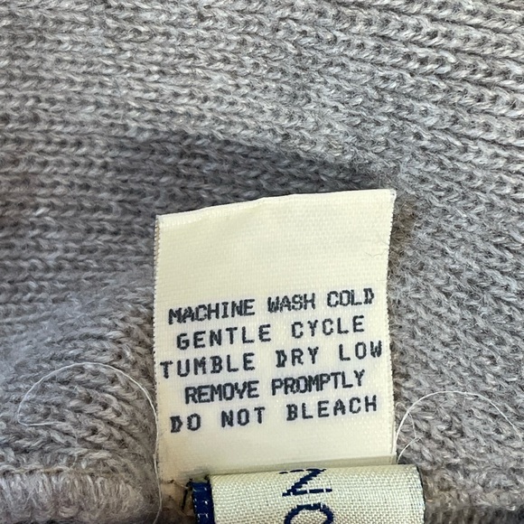 Nordstrom Italy Tan Head Wrap Scarf Winter Hat Brown Neck Warmer Fur Trim - Picture 9 of 12